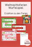 Vorschau - Spiele - Würfelspiel Weihnachtsferien Erzählanlass - Deckblatt