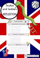 Vorschau - Arbeitsblätter - Snakes and ladders: Fragen zur Reflektion - Deckblatt