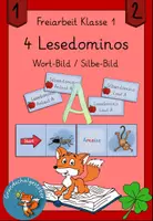 Vorschau - Spiele - Lesedomino A Freiarbeit Klasse 1 Schnupperdomino - Deckblatt