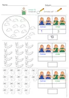 Vorschau - Arbeitsblätter - Zehner und Einer - AB I - Gebärdensprache - Seite 2