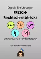Vorschau - Präsentationen/Tafelbilder - Digitale Einführungen FRESCH Rechtschreibtricks - Deckblatt