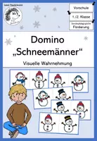 Vorschau - Spiele - Domino "Schneemänner" (Visuelle Wahrnehmung) - Deckblatt