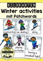Vorschau - Bildkarten - Bildkarten - Winter Activities - Deckblatt