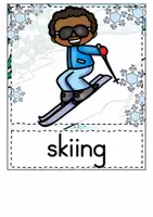 Vorschau - Bildkarten - Bildkarten - Winter Activities - Seite 2