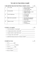 Vorschau - Arbeitsblätter - Frases hechas - Test - Deckblatt