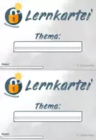 Vorschau - Arbeitsblätter - (Fach-)Wortspeicher - AddOn Nr. 3 - (Lernkartei) - Seite 3