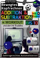 Vorschau - Stundenentwürfe - Bewegtes Kopfrechnen: Workout - Addition und Subtraktion bis 10 - Deckblatt