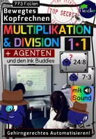 Vorschau - Stundenentwürfe - Bewegtes Kopfrechnen: Agenten - 1x1 Multiplikation & Division - Deckblatt