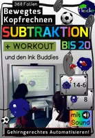Vorschau - Stundenentwürfe - Bewegtes Kopfrechnen: Workout - Subtraktion bis 20 - Deckblatt