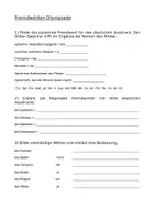 Vorschau - Arbeitsblätter - Fremdwörter umfangreiche Ideen und Material - Deckblatt