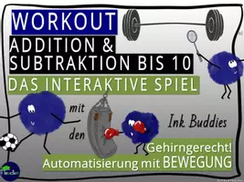 Vorschau - Stundenentwürfe - Bewegtes Kopfrechnen: Workout - Addition und Subtraktion bis 10 - Seite 2