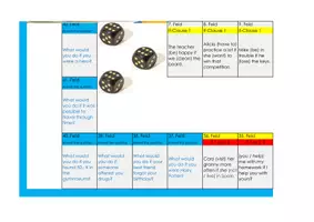 Vorschau - Spiele - Board Game / Brettspiel zu den if Sätzen / if clauses vom Typ 1 und Typ 2 - Mit Anleitung und Lösungen als PDF - Seite 3