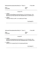 Vorschau - Arbeitsblätter - Aufgaben zur Trigonometrie (7. Kl) - Deckblatt