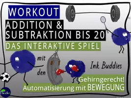 Vorschau - Stundenentwürfe - Bewegtes Kopfrechnen: Workout - Addition und Subtraktion bis 20 - Seite 2