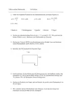 Vorschau - Test - Klassenarbeit für den H-Kurs: Flächeninhalt eines Vierecks ausrechnen - Deckblatt