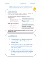 Vorschau - Arbeitsblätter - Passwort Arbeitsblätter + Passwortprüfer - Seite 1