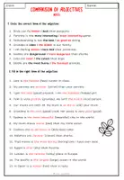 Vorschau - Arbeitsblätter - Comparison of Adjectives (Steigerungsformen) Worksheet - Seite 3