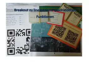 Vorschau - Arbeitsblätter - Breaktout zu linearen und quadratischen Funktionen - Deckblatt
