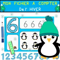 Aperçu - Préparation de séance / Séance complète - Fichier à compter HIVER cycle 1 - Page de couverture