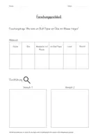 Vorschau - Arbeitsblätter - Experiment Papierbrücke (Anleitung und Protokoll) - Seite 1