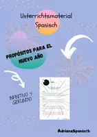 Vorschau - Arbeitsblätter - Mis propósitos para el Nuevo Año - Deckblatt