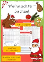 Vorschau - Arbeitsblätter - SORGLOSPAKET Weihnachten Vorschule/Klasse 1 - Seite 1