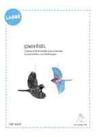 Vorschau - Mal- und Bastelvorlagen - Singvögel - Seite 1