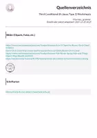 Vorschau - Arbeitsblätter - Third Conditional (if-clause Type 3) Worksheets - Seite 1