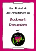 Aperçu - Feuilles d'exercices - Bookmark Discussion - Page de couverture