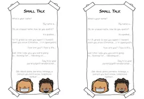 Aperçu - Feuilles d'exercices - Bookmark Small Talk - Page 2