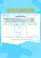 Vorschau - Stundenentwürfe - Unterrichtsstunde Lösbarkeit LGS mit Gauß-Verfahren - Deckblatt