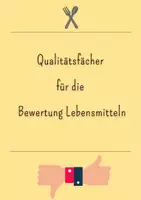 Vorschau - Mal- und Bastelvorlagen - Qualitätsfächer AES Lebensmittel + Textil - Seite 1