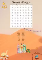 Aperçu - Feuilles d'exercices - "Reyes Magos" Mots mêlés - Page 2