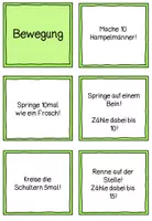 Vorschau - Spiele - Bewegung und Sport Auftragskarten - Seite 1