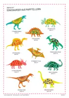 Vorschau - Mal- und Bastelvorlagen - Dinosaurier aus Papptellern - Seite 3