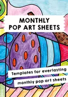 Vorschau - Mal- und Bastelvorlagen - Monthly Pop Art Sheets - Deckblatt