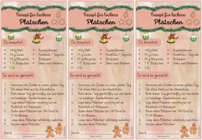 Vorschau - Anderer Materialtyp - Feriengruß - Rezept für leckere Plätzchen - Seite 2