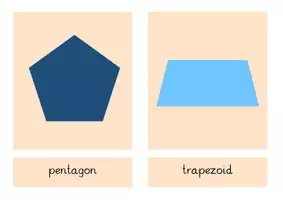 Vorschau - Bildkarten - shapes flashcards - Seite 2
