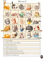 Vorschau - Arbeitsblätter - Who am I? - Reading Riddles - Cats - Seite 2