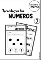 Vista previa - Unidades / Secuencias / Situaciones de Aprendizaje - Aprendemos los números 2(actividades en español) - página 1