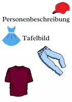 Vorschau - Präsentationen/Tafelbilder - Personenbeschreibung Tafelbild - Deckblatt