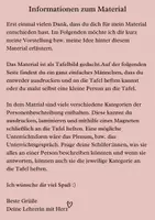 Vorschau - Präsentationen/Tafelbilder - Personenbeschreibung Tafelbild - Seite 1