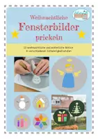 Vorschau - Mal- und Bastelvorlagen - Weihnachtliche Fensterbilder prickeln - Deckblatt