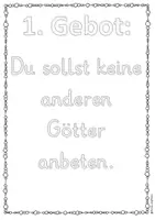 Vorschau - Stundenentwürfe - Moses und die Zehn Gebote - Bibelverse Religionsunterricht - Seite 2
