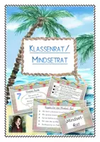 Vorschau - Präsentationen/Tafelbilder - Klassenrat / Werte-Rat / Mindsetrat - PAKET (für ein positives Unterrichtsklima) - Deckblatt