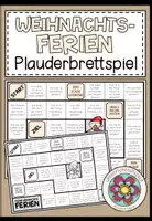 Vorschau - Spiele - MEINE WEIHNACHTSFERIEN - Plauderbrettspiel - Deckblatt