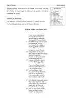 Vorschau - Klassenarbeiten - Klausur Gedichtanalyse Romantik Liebeslyrik Gute Nacht - als PDF & Word - Seite 1