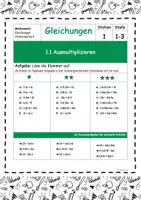 Vorschau - Stundenentwürfe - Stationsarbeit Unterrichtsentwurf Mathe Gleichungen Terme - Seite 2