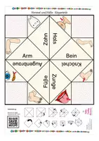 Vista previa - Juegos / Gamificación - Körper Deutsch Alemán partes del cuerpo - página 3