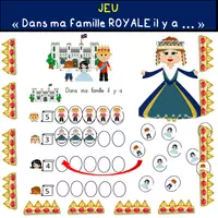 Aperçu - Apprentissages en autonomie - Jeu Numération "Dans ma famille Royale il y a" - Page de couverture